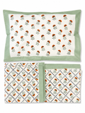 Jaipuri Floral Pastel Hand Block Print Bed Sheet - Sunesa