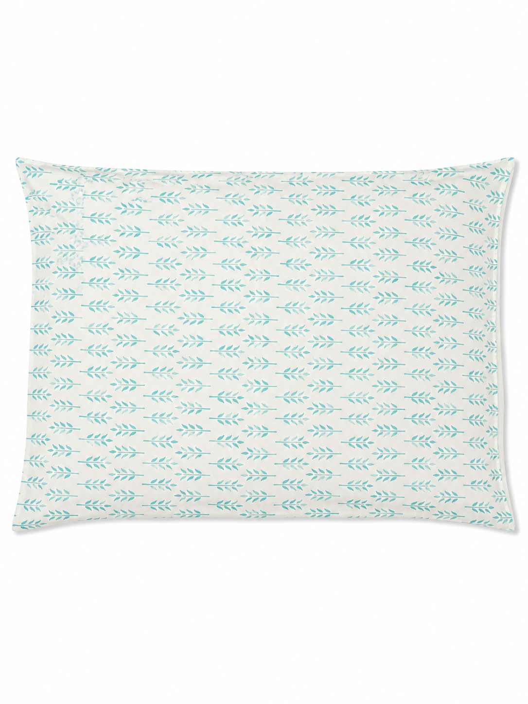 Pink & Sage Green Floral Hand Block Print Bed Sheet