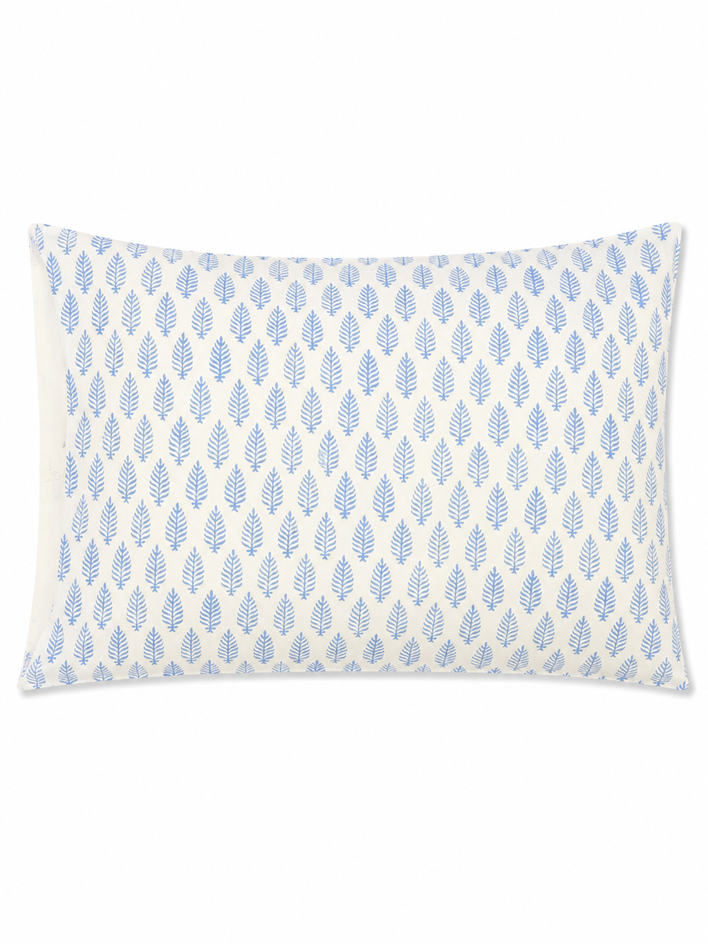 Blue Floral Jaipuri Hand Block Print Bed Sheet