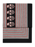 Black & White Bagh Hand Block Print Bed Sheet