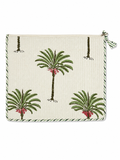 Tropical Grove Hand Block Print Laptop Sleeve - Sunesa