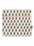 Pink Floral Hand Block Print Laptop Sleeve - Sunesa