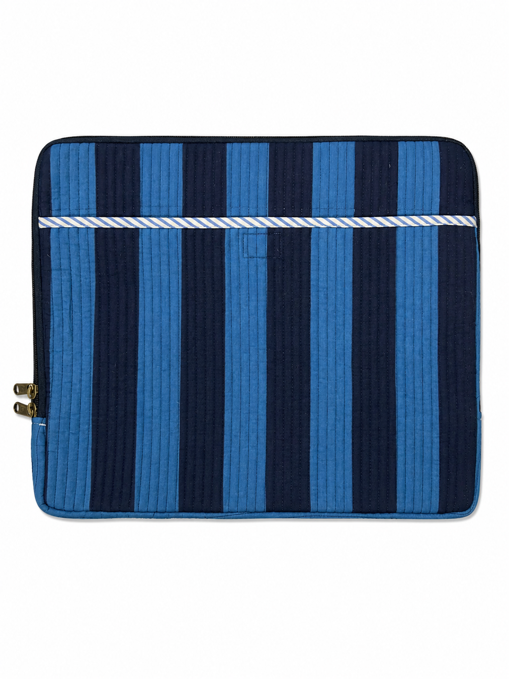 Blue Indigo Stripes Laptop Sleeve