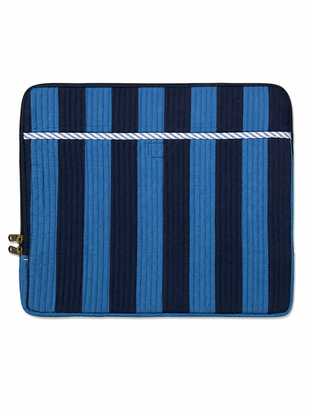 Blue Indigo Stripes Laptop Sleeve