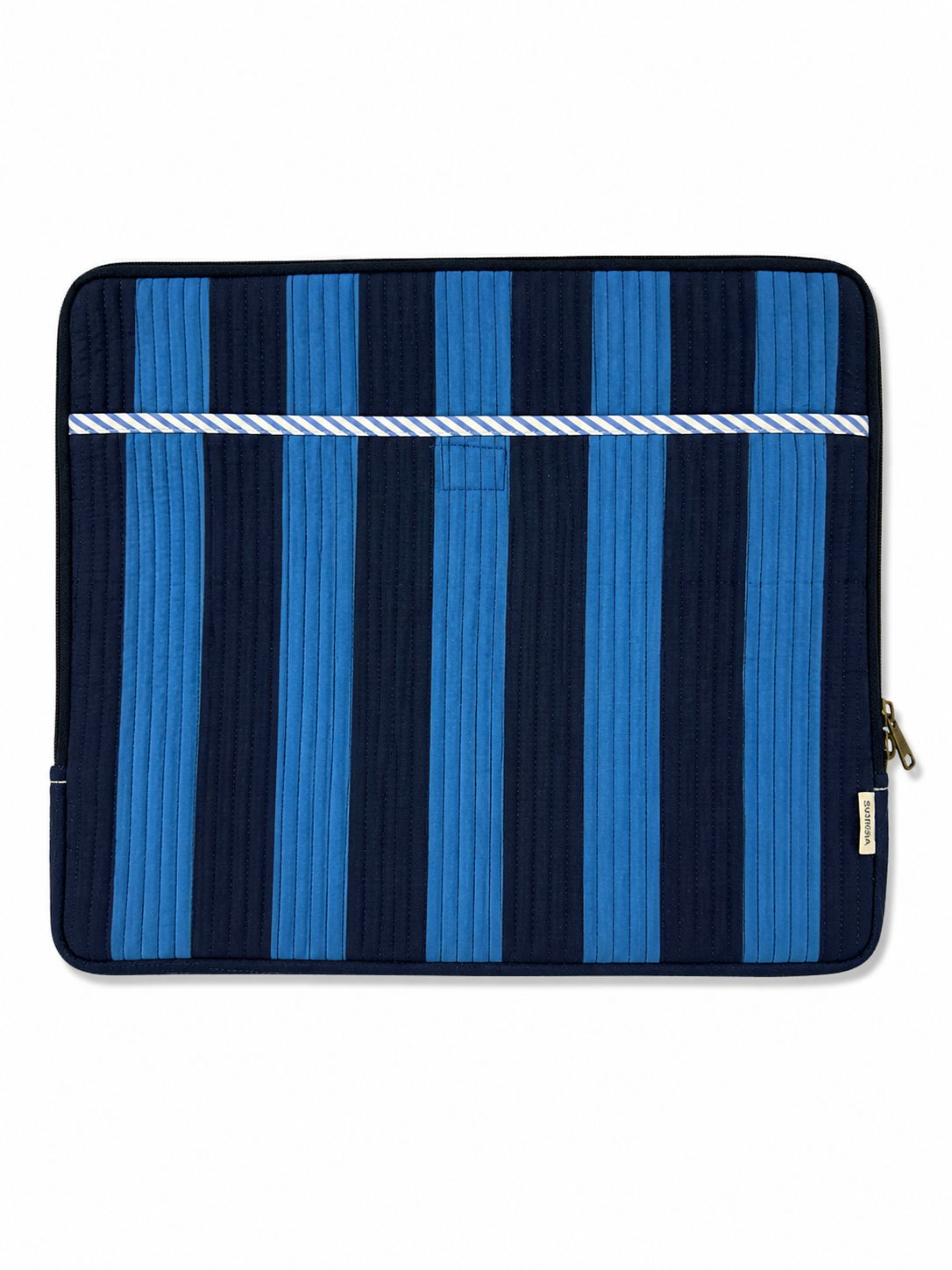 Blue Indigo Stripes Laptop Sleeve