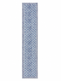Geometric Blue Hand Block Print Table Runner - Sunesa