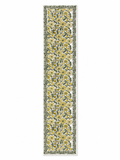 Yellow Floral Hand Block Print Table Runner - Sunesa