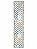 Blue & Mint Hand Block Print Table Runner