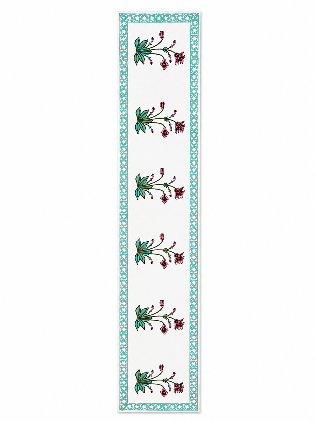 Tulip Hand Block Print Table Runner