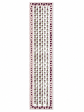Pink Floral Hand Block Print Table Runner - Sunesa