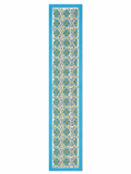 Blue & Green Hand Block Print Table Runner