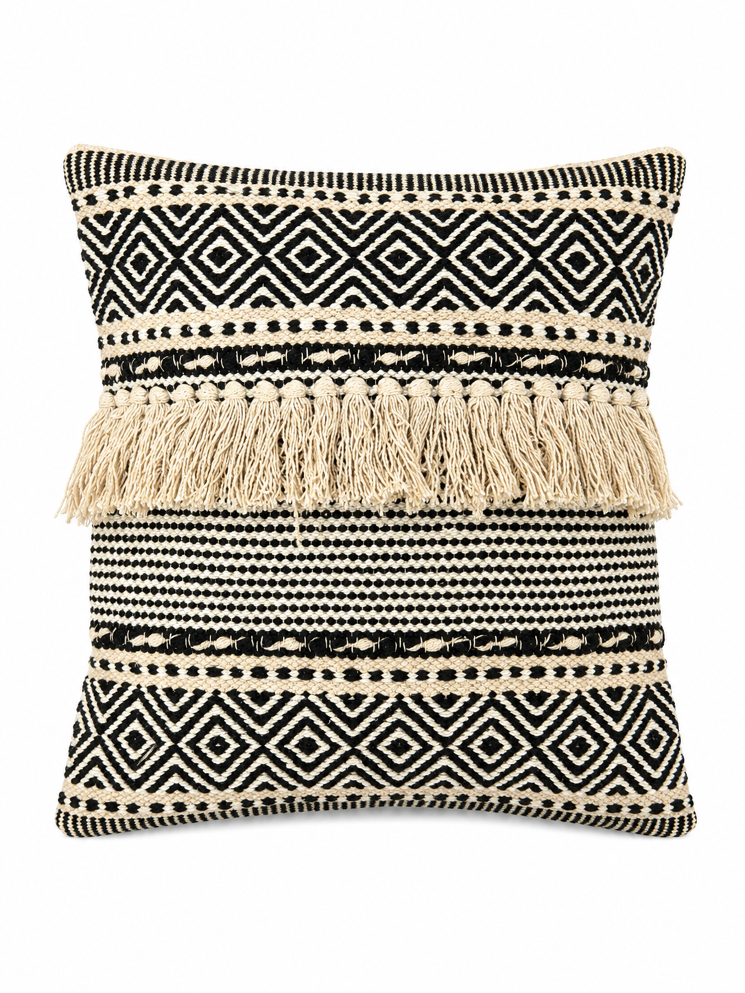 Tasseled Boho Cushion Cover