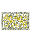 Yellow Floral Hand Block Print Table Set - Sunesa